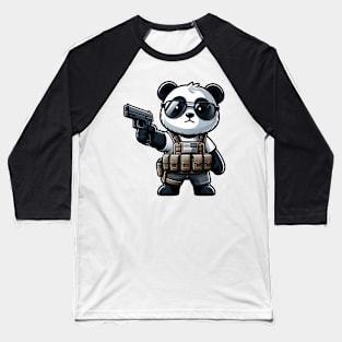 Tactical Panda Baseball T-Shirt